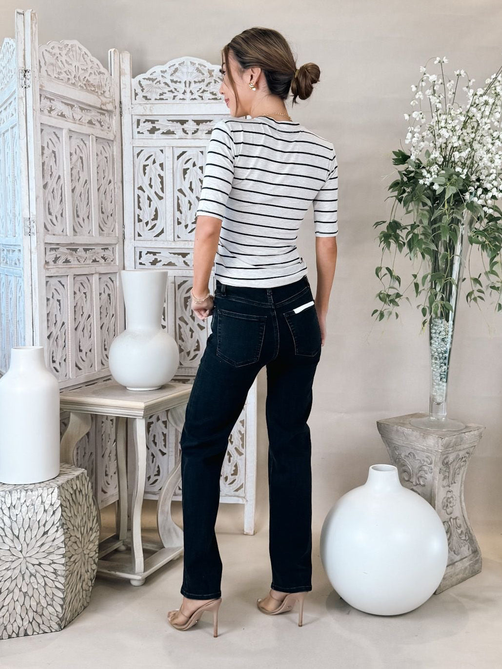 Splendid Bamboo Quarter Sleeve Tee