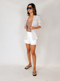 Bella Dahl L/S Oversize Pocket Shirt