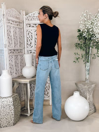 Pistola Wes High Rise Barrel Jean