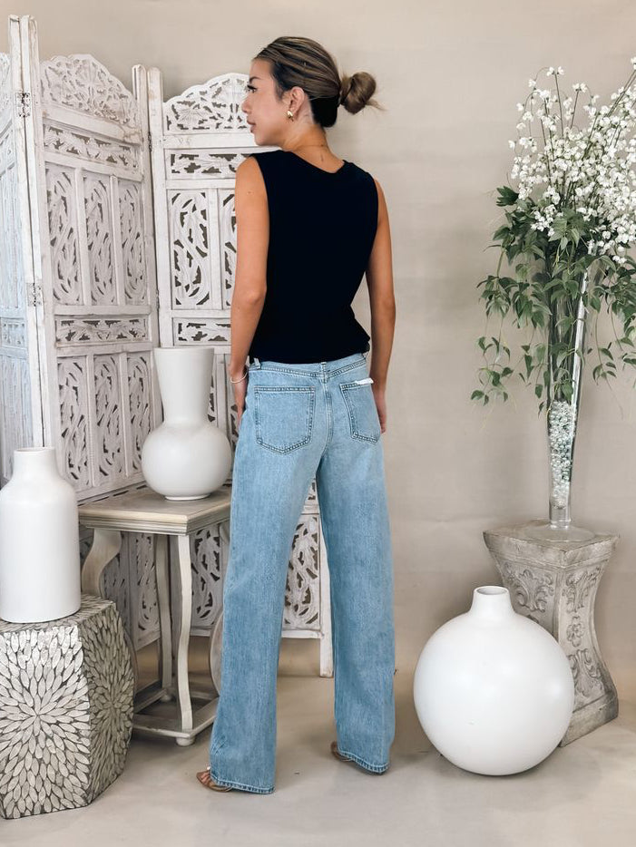 Pistola Wes High Rise Barrel Jean