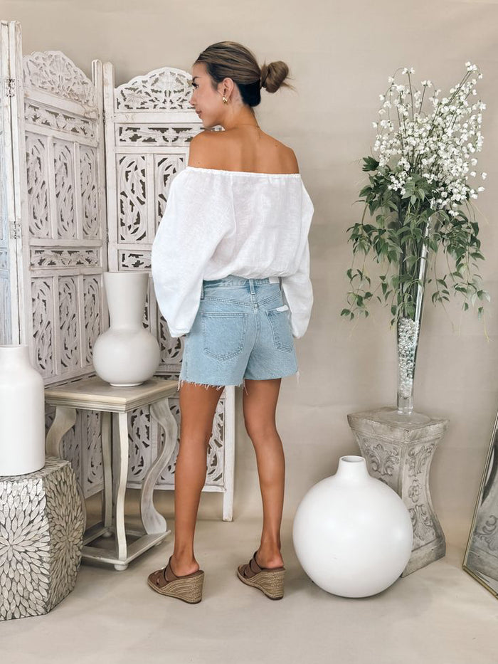 Aila Blue Sage Kimono Top