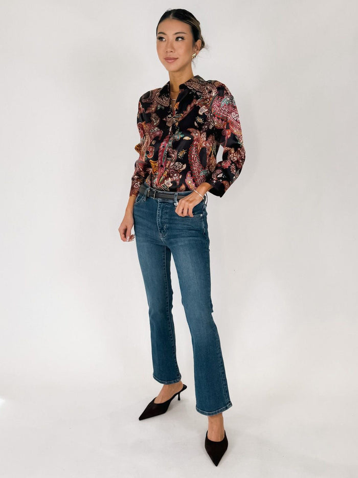 L'Agence Dani 3/4 Sleeve Blouse