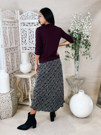Bella Dahl Bias Skirt With Tie