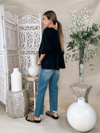 Pistola Cassie Super High Rise Straight Crop
