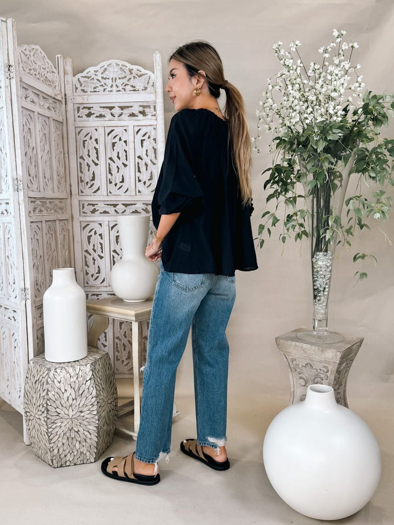 Pistola Cassie Super High Rise Straight Crop