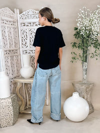 aligrace Tilt Barrel Jean