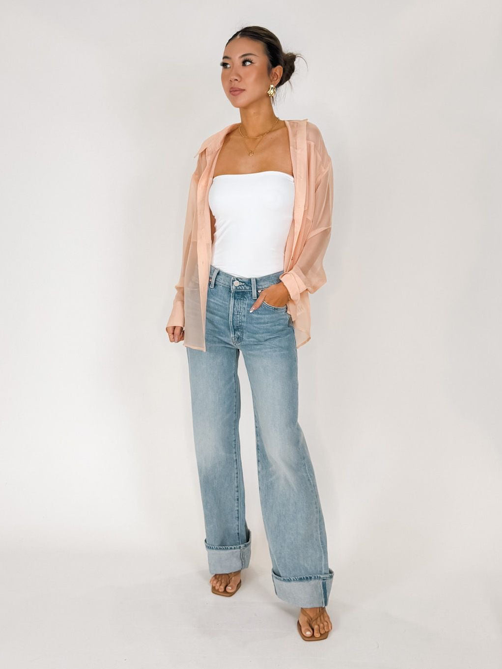 ASTR Evie Shirt Blush