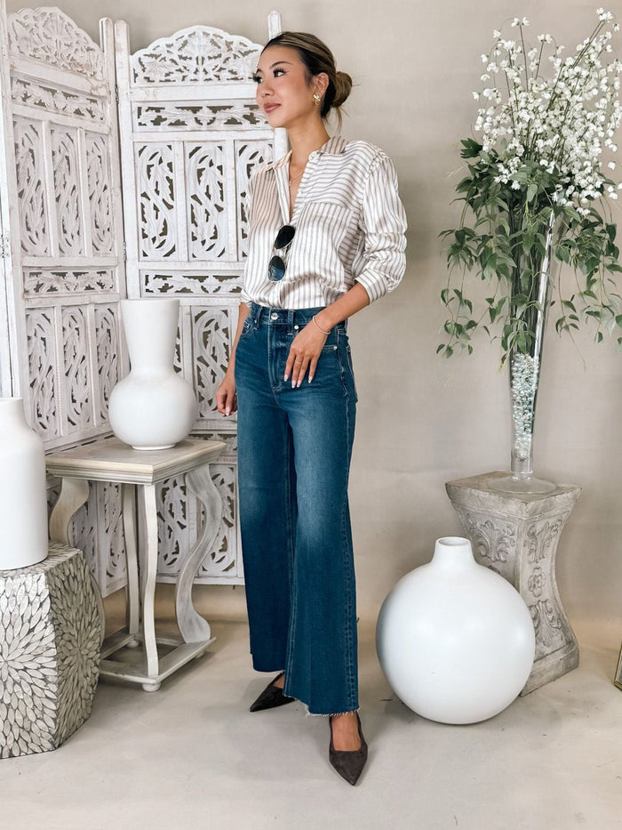 Pistola Lana Crop High Rise Ultra Wide Leg