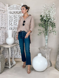 Mother The Mid Rise Dazzler Ankle Jean