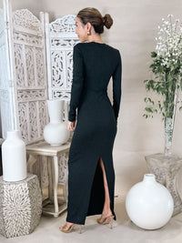 Stillwater Rib L/S Maxi Dress