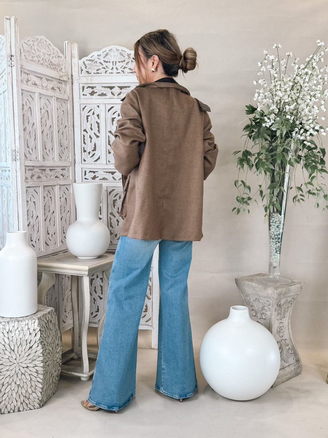 L'Agence Gelina Ruched Bodysuit