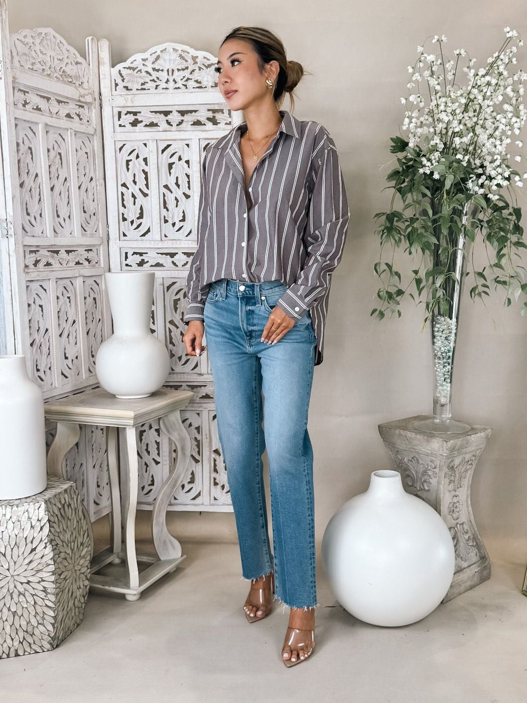 Z Supply Seaport Striped Shirt