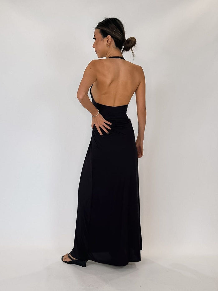 Bec + Bridge Court Halter Maxi Dress