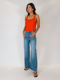 Dress To Buckle Strap Crop Top