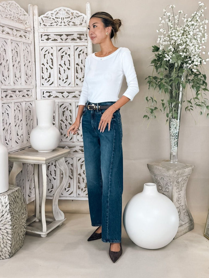 Michael Stars Dot 3/4 Sleeve Tee