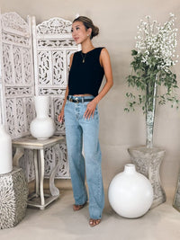 Pistola Wes High Rise Barrel Jean