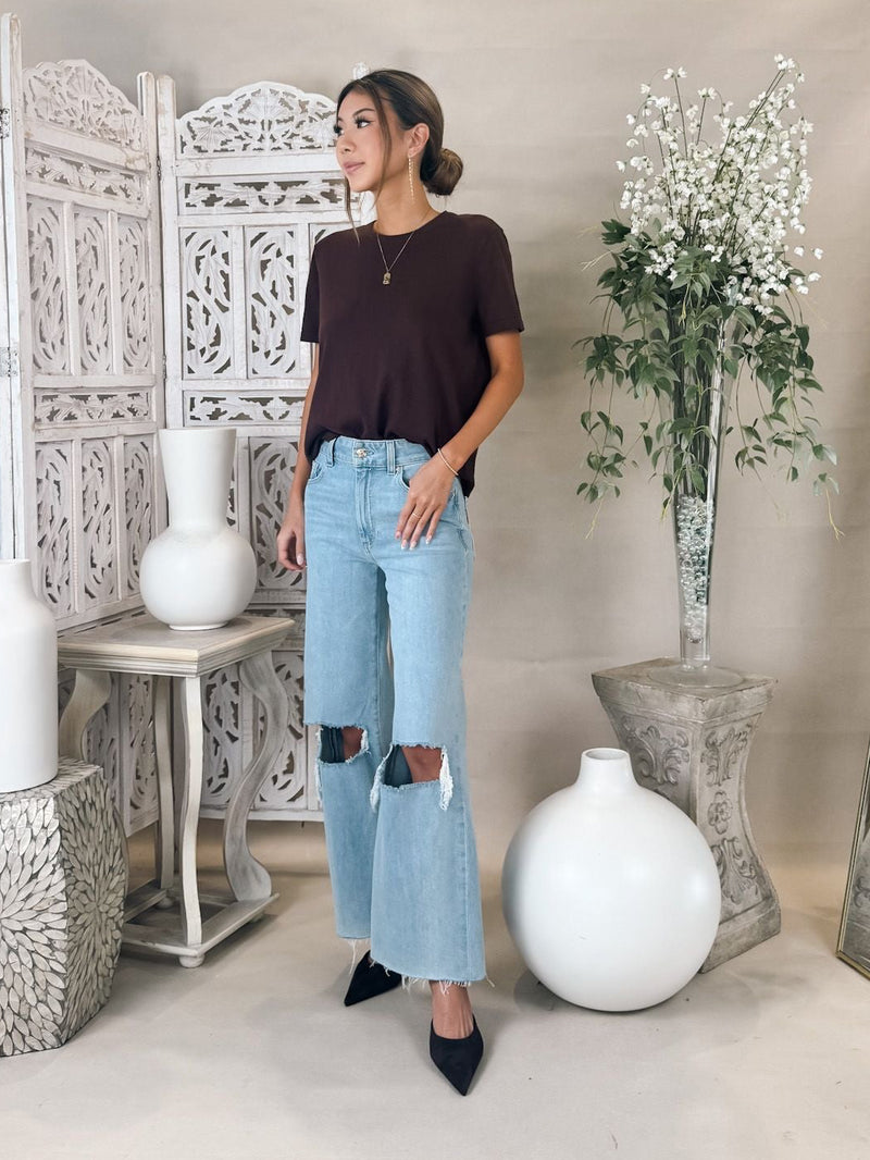 Paige Sasha Ankle Raw Hem Jean