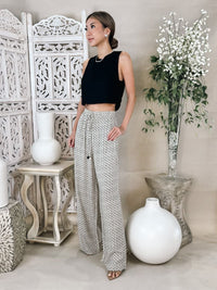 Dress To Clothing Geometric Linen Blouse