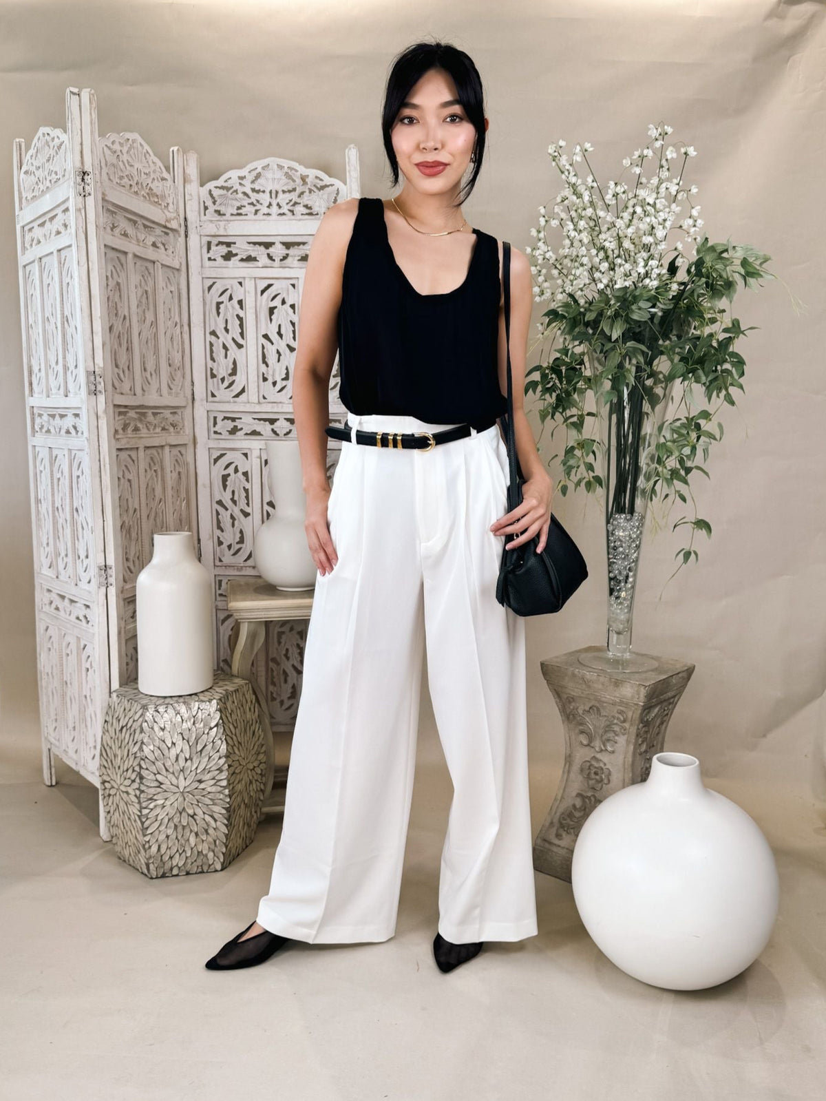 L'Agence Trixi Twisted Band Tank