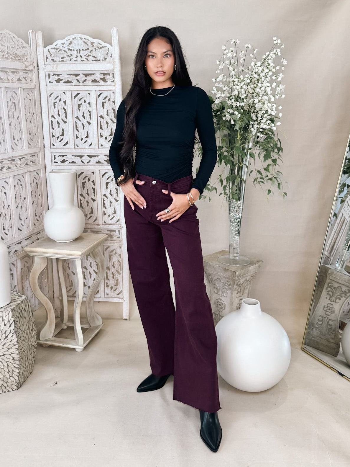 Pistola Penny High Rise Wide Leg