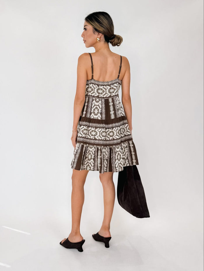 Elan Dress Spag Straps Tiere