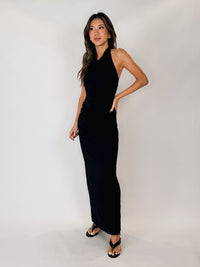 Dress To Halter Neck Maxi Dress