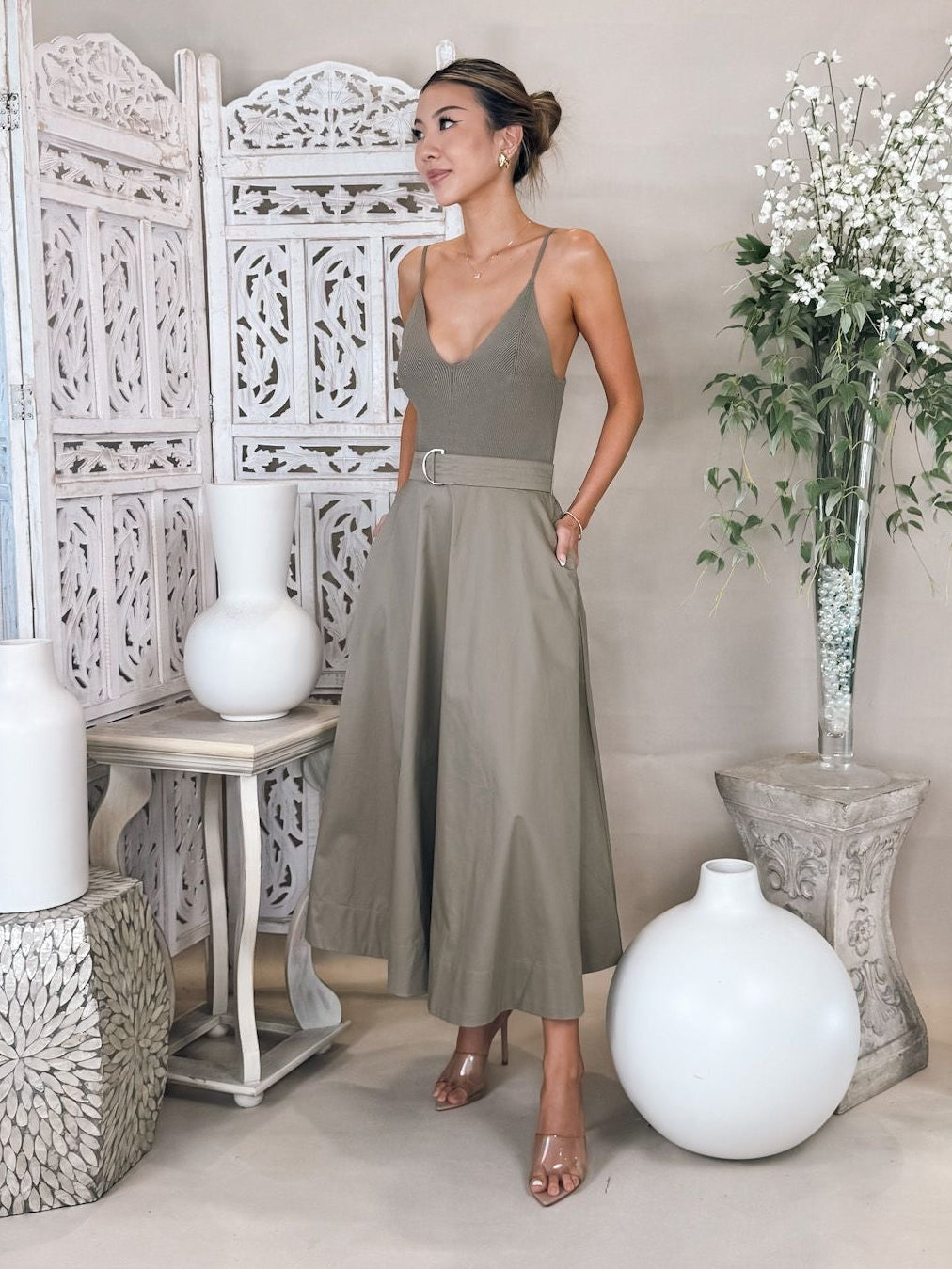 Karina Grimaldi Maria Knit Maxi Dress