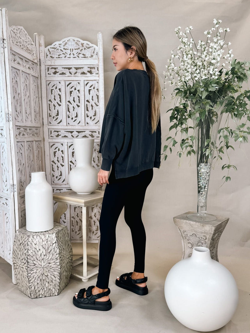 Elan Oversized Crewneck Top