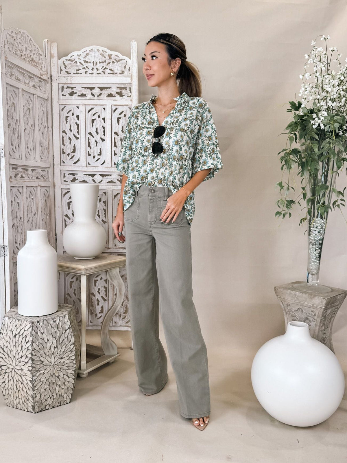Frame Le Slim Palazzo Modernist Jean