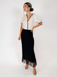 Z Supply Cinder Lace Midi Skirt