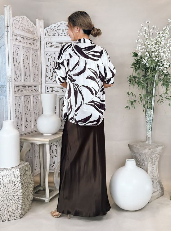 Bella Dahl Contrast Oversize Button Down