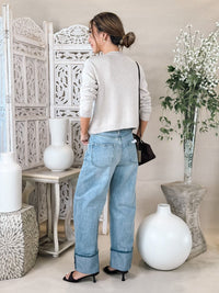 Pistola Ryder High Rise Cuffed Straight