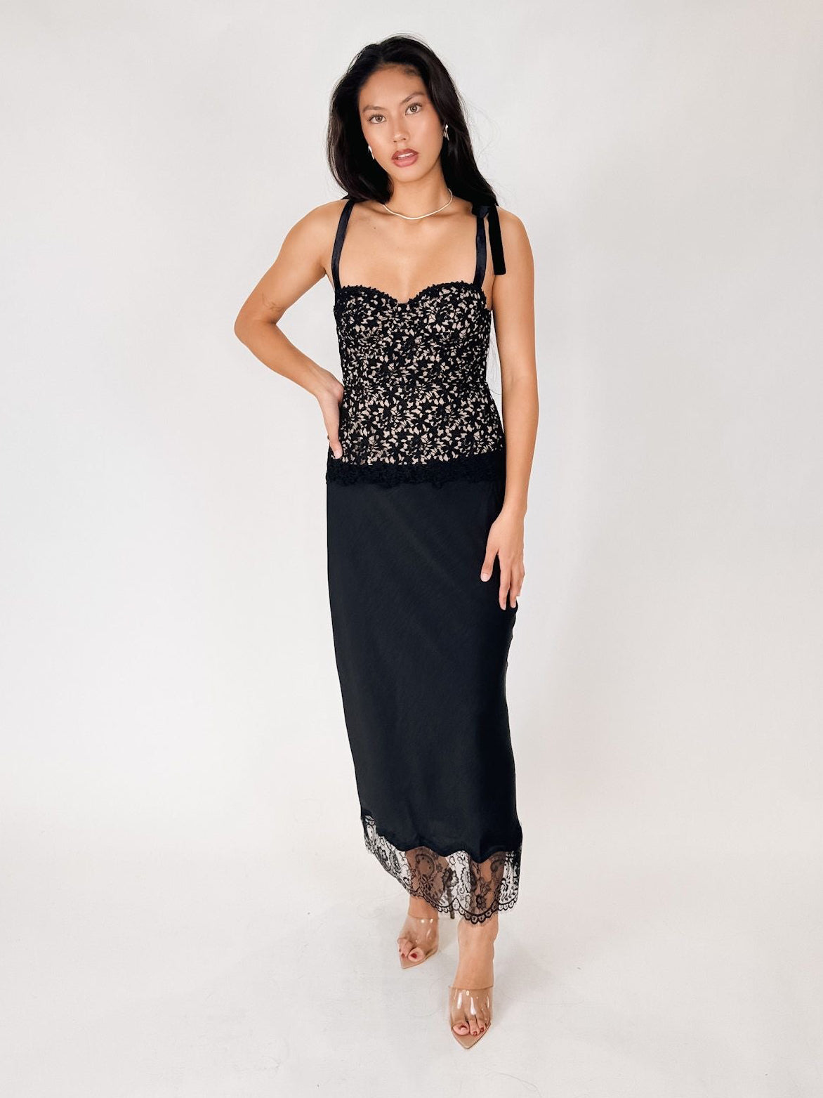 Z Supply Cinder Lace Midi Skirt