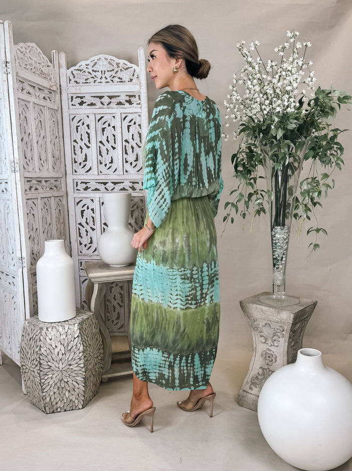 YFB Siren Chiffon Midi Dress