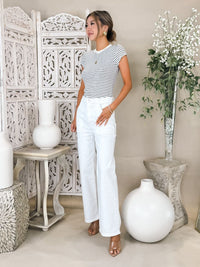 perfectwhitetee Jude Rib S/S Crew Tee