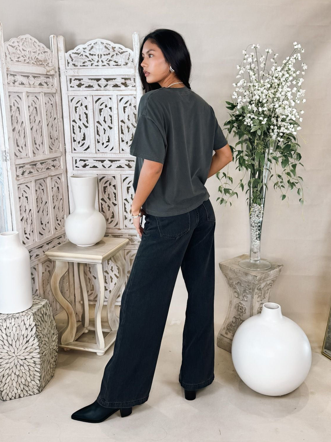 Pistola Jadyn Low Slung Palazzo Jean