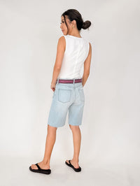 Pistola Nolan Relaxed Straight Cut Off Jean