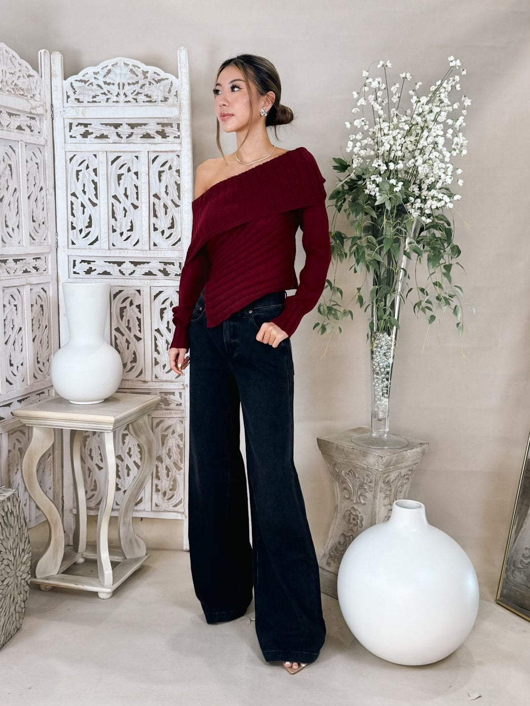 Pistola Jadyn Low Slung Palazzo Jean