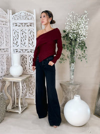 Pistola Jadyn Low Slung Palazzo Jean