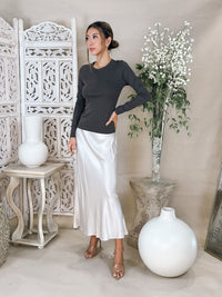 Enza Costa Supima Cotton New Classic L/S Tee