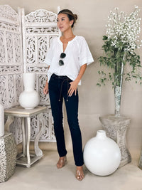 Mother The Mid Rise Dazzler Ankle Jean