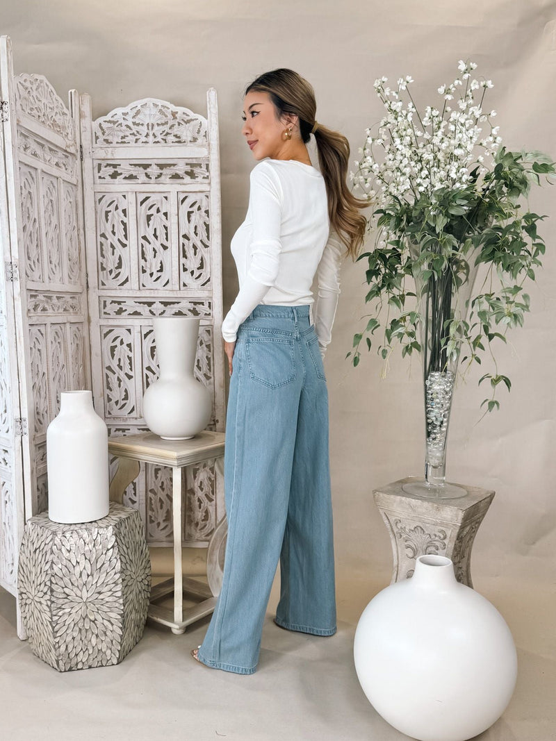 Z Supply Mia Loose Wide Leg Denim