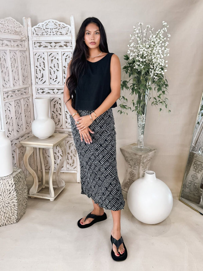 Bella Dahl Bias Skirt With Tie