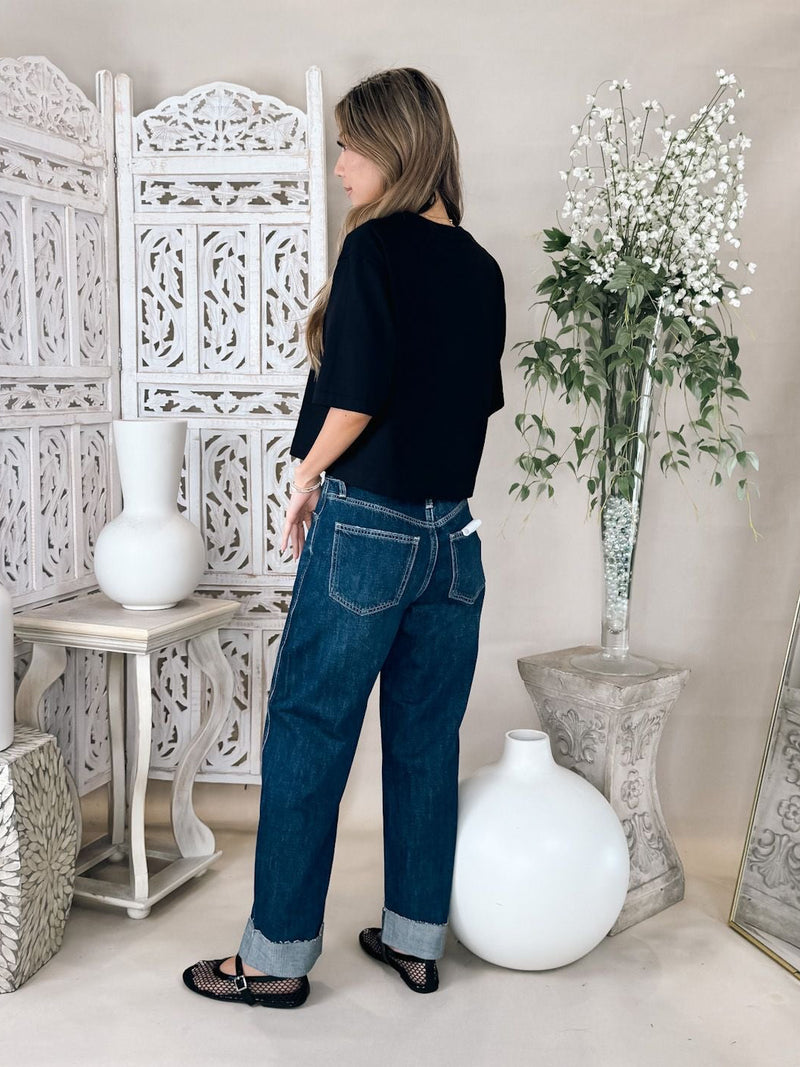 Enza Costa S/S Supima Structured Tee