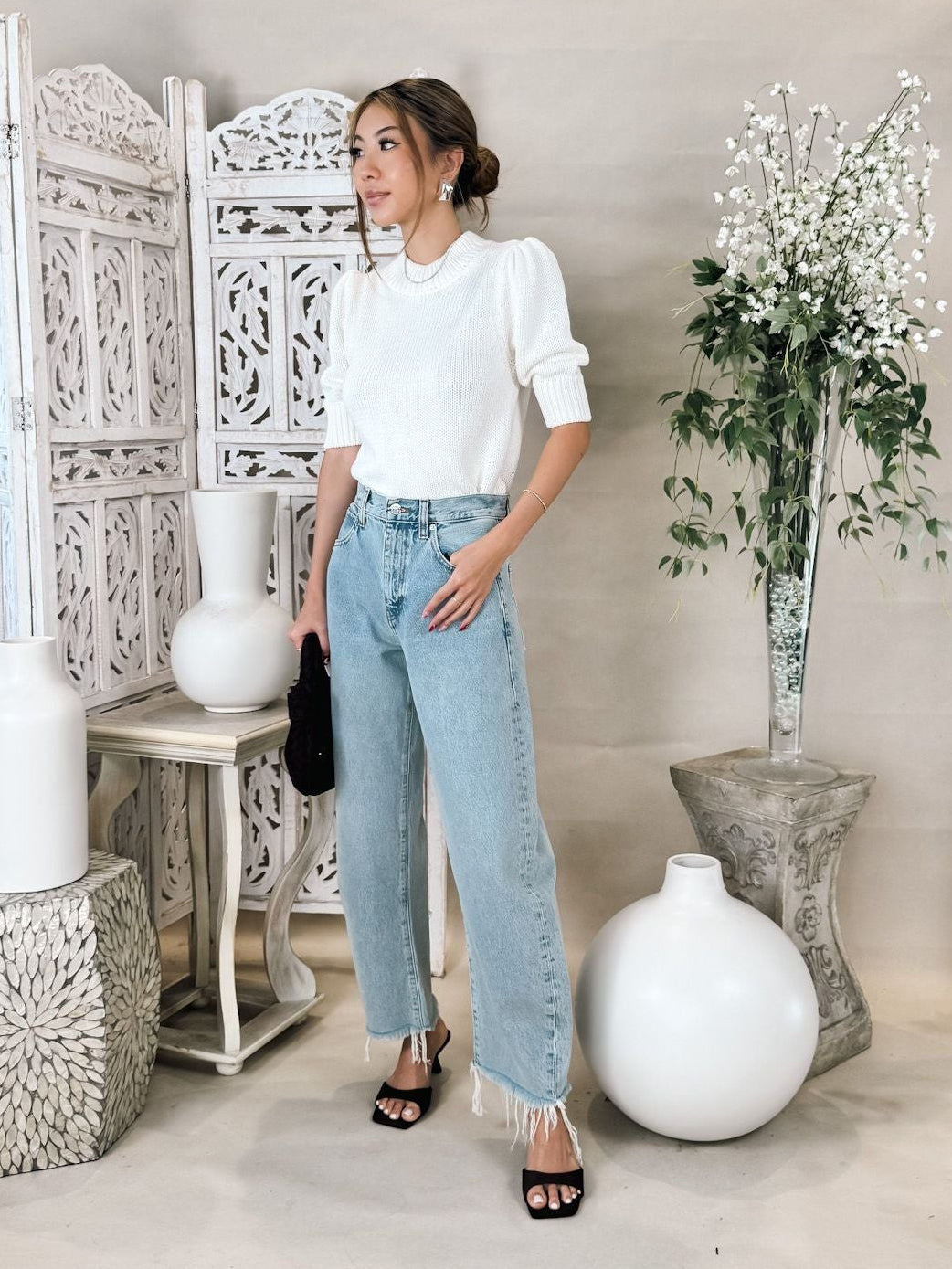 Frame The Bubble Crop Jean
