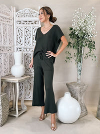 Splendid Georgie V Neck Sweater Tee