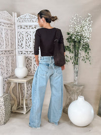 aligrace Tilt Barrel Jean