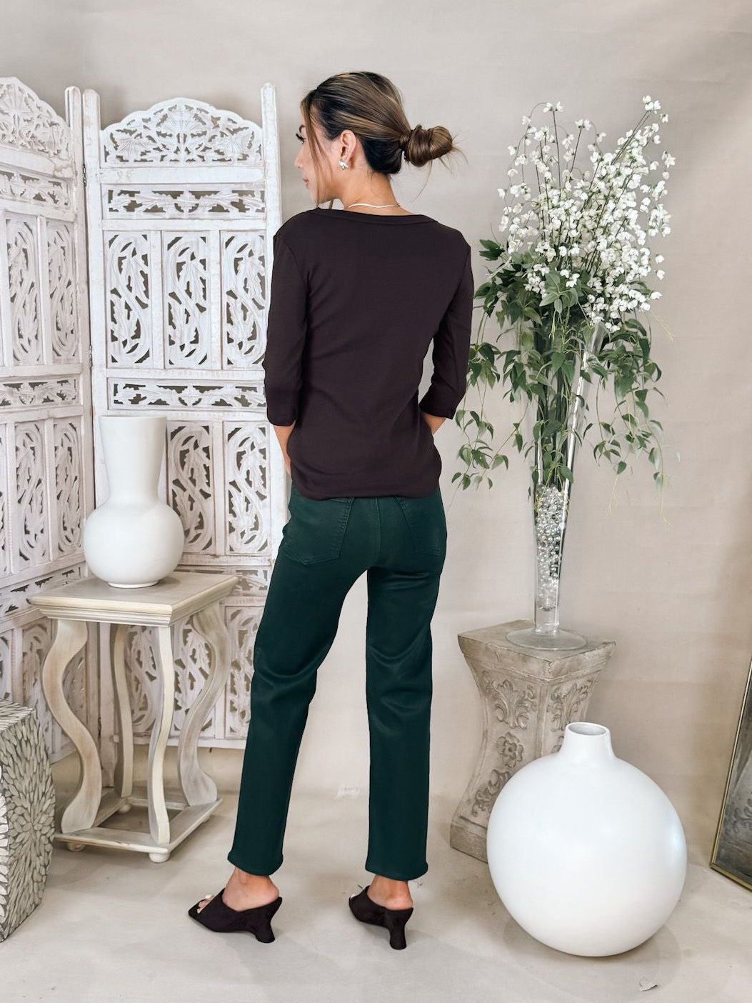 Pistola Monroe Crop High Rise Slim Cigarette