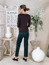 Pistola Monroe Crop High Rise Slim Cigarette