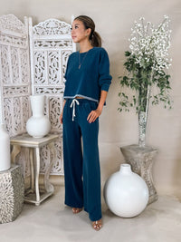 Z Supply Circuit Knit Denim Sweatshirt